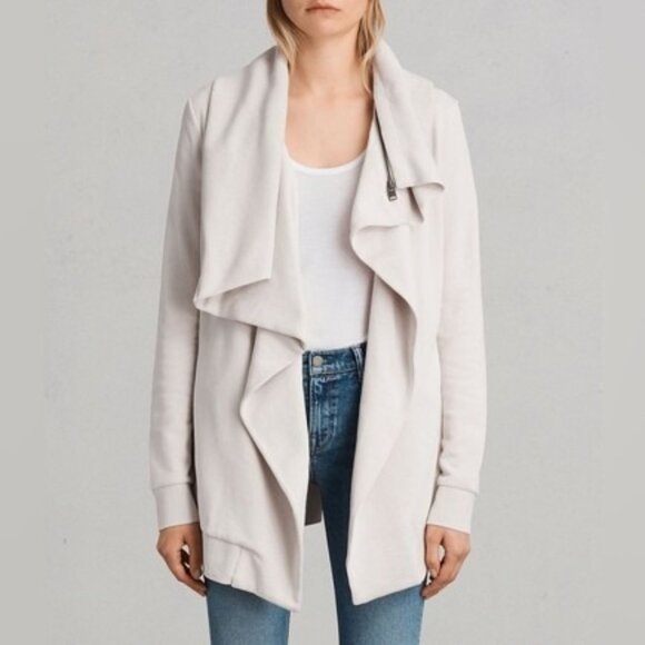 AllSaints Dhalia Sweat Jacket Size Small NWT - Picture 1 of 9